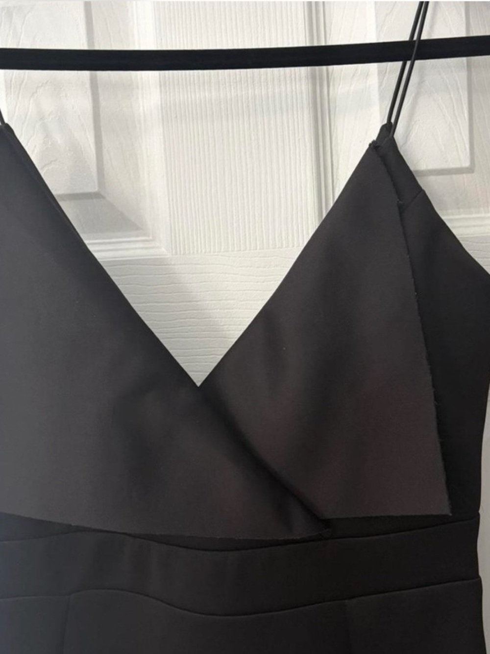 ASOS Black Sleeveless V-Neck Maxi Dress - Picture 4 of 5